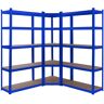 Arebos Set of 3 Heavy Duty Corner Shelving Storage Shelving Boltless Shelving Ce