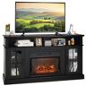 Casart Fireplace TV Stand for TVs up to 65ft W/2000W Electric Fireplace Insert
