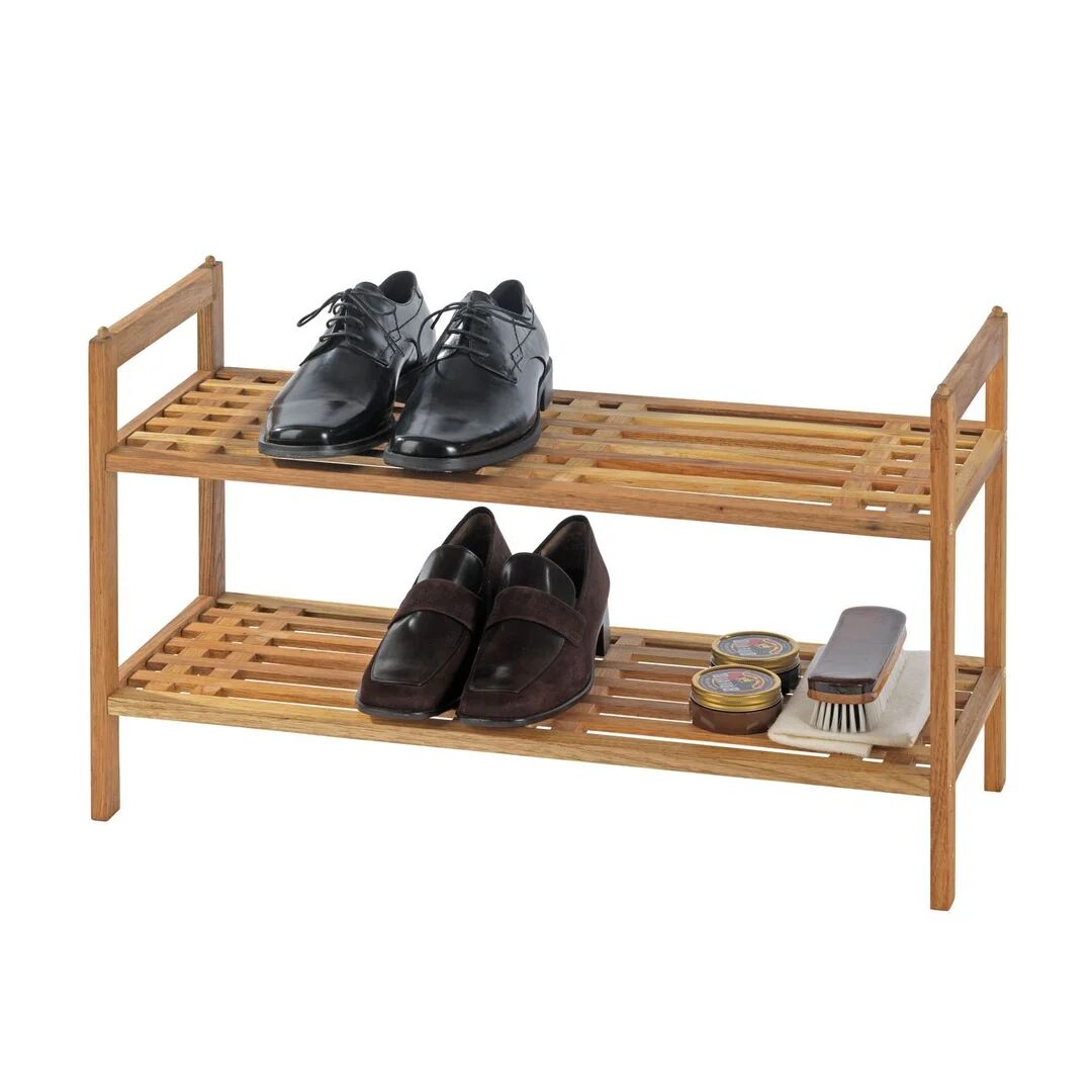 Photos - Shoe Cabinet / Rack Wenko Norway rack set brown 45.0 H x 69.0 W x 27.0 D cm 