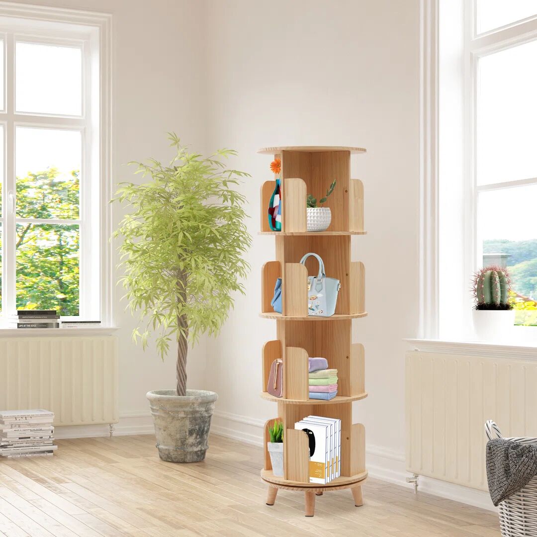 Photos - Wall Shelf Corrigan Studio Bookcase brown/green 134.0 H x 46.0 W x 46.0 D cm