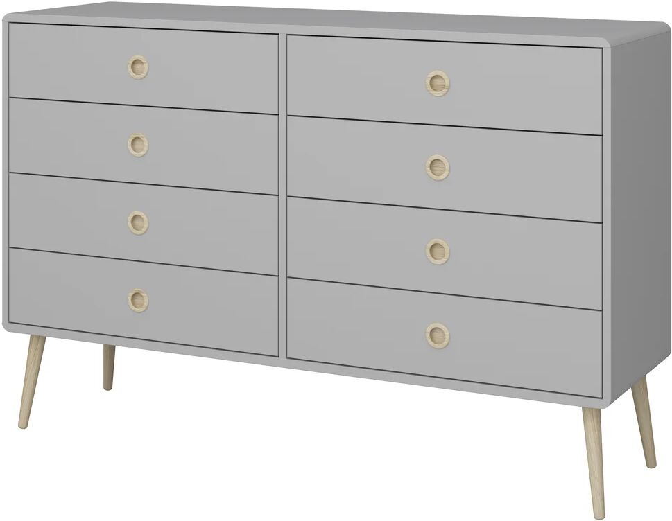 Photos - Dresser / Chests of Drawers Isabelline Abana 8 - Drawer Chest 89.2 H x 135.1 W x 39.6 D cm