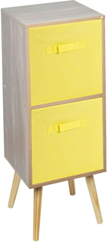 Photos - Wall Shelf 17 Stories Bookcase black/yellow/brown