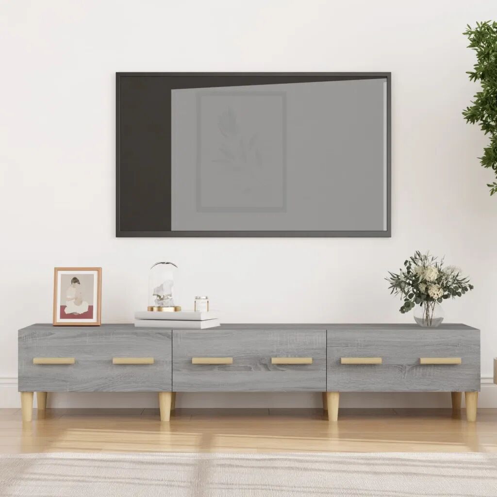 Photos - Mount/Stand Borough Wharf Brevyn TV Stand for TVs up to 60" gray 30.0 H x 150.0 W x 34