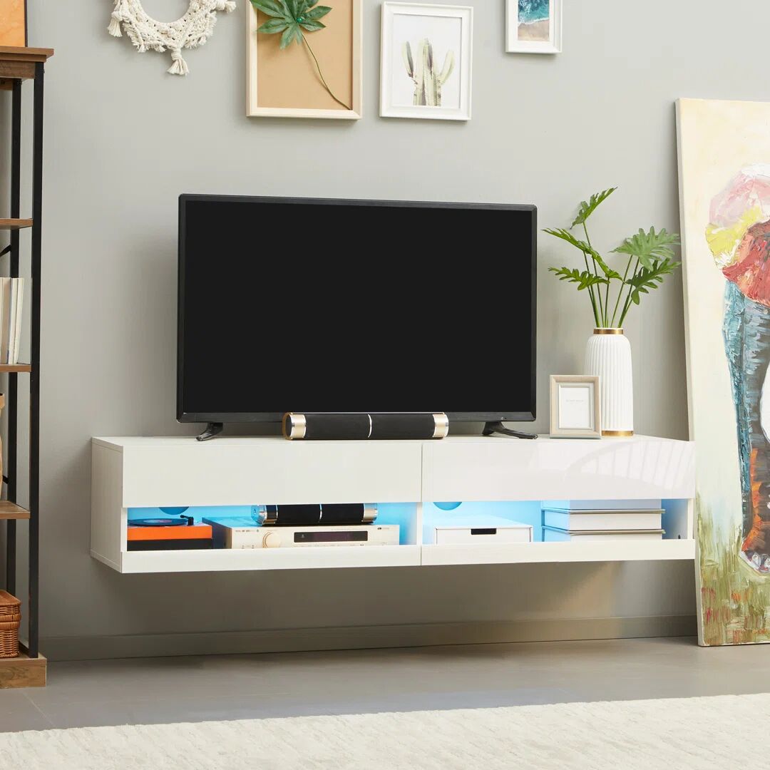 Photos - Mount/Stand Ivy Bronx Austin-James TV Stand for TVs up to 65" brown 30.0 H x 150.0 W x
