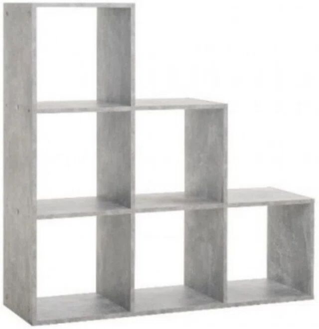 Photos - Wall Shelf Ebern Designs Jacqualin Bookcase gray 118.0 H x 116.0 W x 33.0 D cm