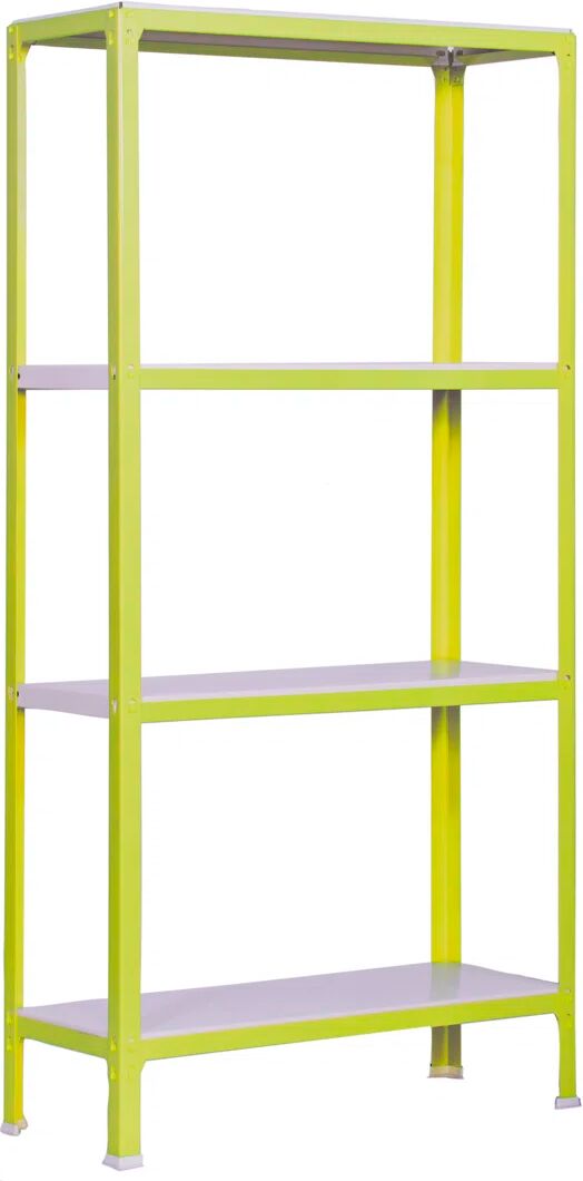 Photos - Display Cabinet / Bookcase Rebrilliant Van Reipen 160cm 4 Shelf Shelving Unit green 160.0 H x 80.0 W