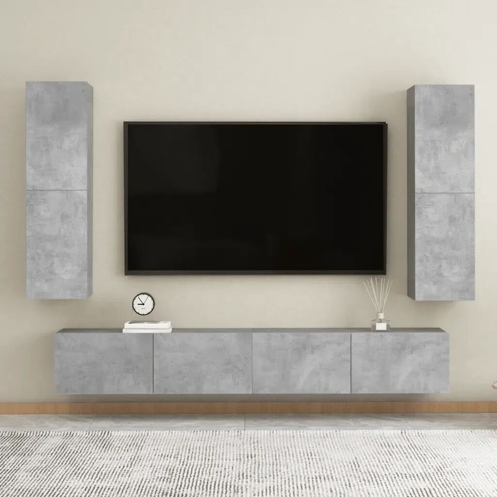 Photos - Mount/Stand Ebern Designs Blader Entertainment Unit for TVs up to 88" gray