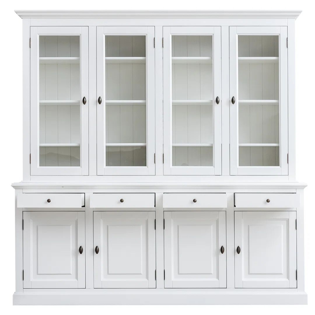 Photos - Wardrobe Rosalind Wheeler Babak Standard Display Cabinet white 230.0 H x 230.0 W x