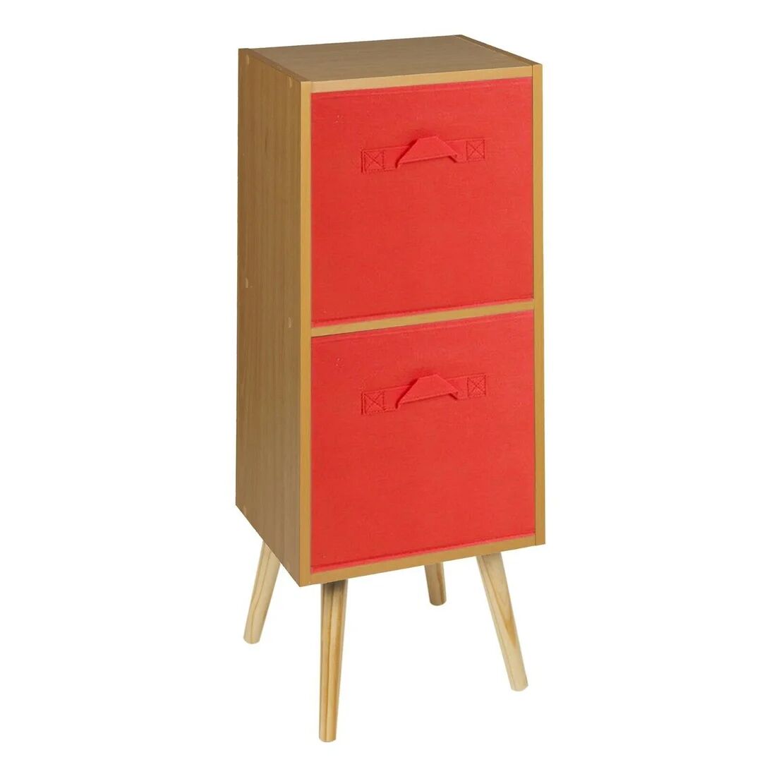 Photos - Wall Shelf 17 Stories Bookcase red/black