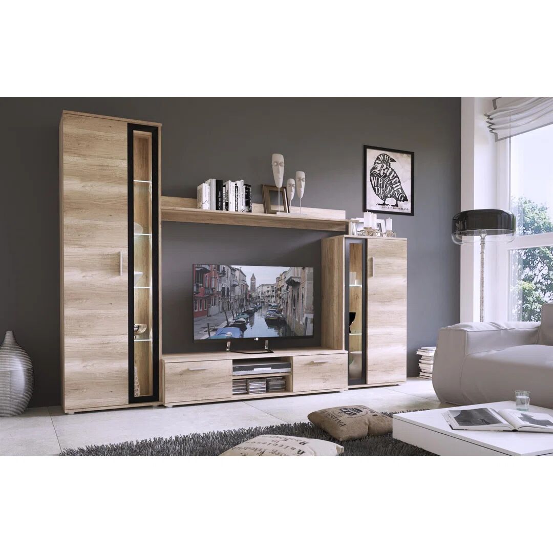 Photos - Mount/Stand Metro Artesian Entertainment Unit for TVs up 42" gray 31.0 H x 138.0 W x 4
