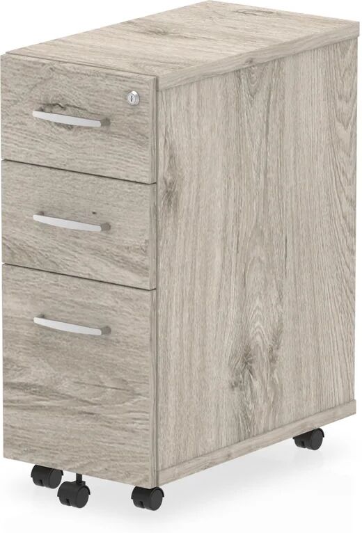 Photos - Wardrobe Ebern Designs Monoceros Storage Cabinet brown/gray/white 69.5 H x 55.0 W x