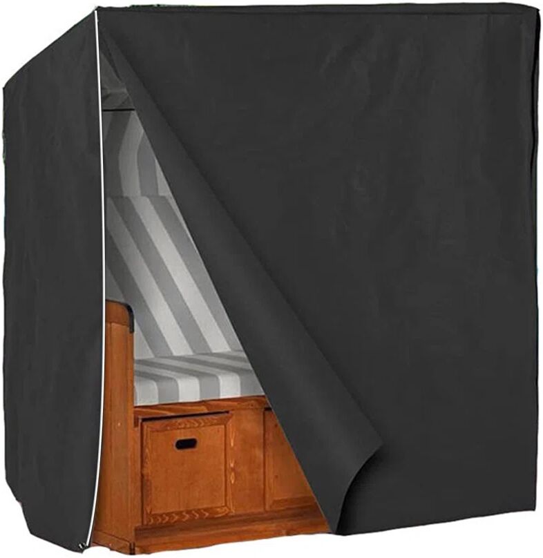 Photos - Furniture Cover Dakota Fields Waterproof Paito Chair Cover black 175.0 H x 105.0 W x 135.0