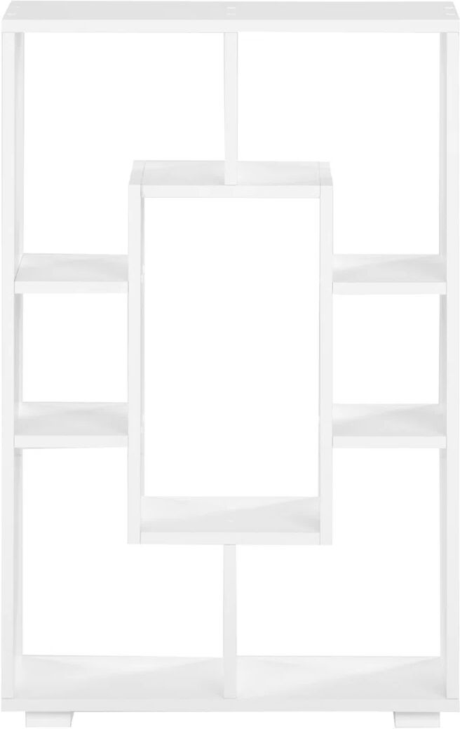 Photos - Wall Shelf Ebern Designs Euphrasie Bookcase white 60.2 H x 92.5 W x 20.1 D cm