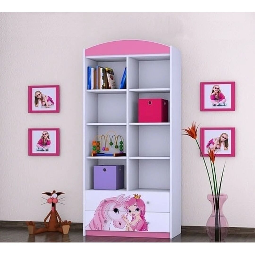 Photos - Wall Shelf Isabelle & Max Nico Princess with the Tailstock 183cm Cube Unit pink 183.0