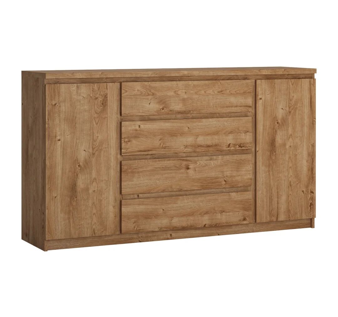 Photos - Dresser / Chests of Drawers Wade Logan Canizales 4 Drawer 165.4Cm W Combi Chest brown 92.9 H x 165.4 W