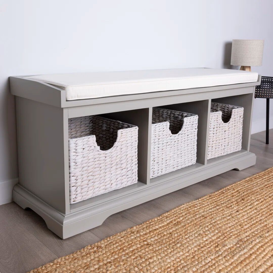 Photos - Other Furniture Rosalind Wheeler Hallway Three Storage Bench brown/gray/white 50.0 H cm