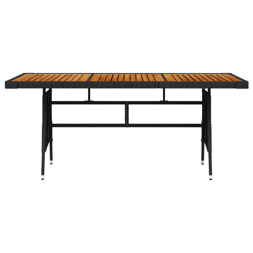 Photos - Garden Furniture Rosalind Wheeler Abdisamad Steel Dining Table gray/black/brown 72.0 H x 16