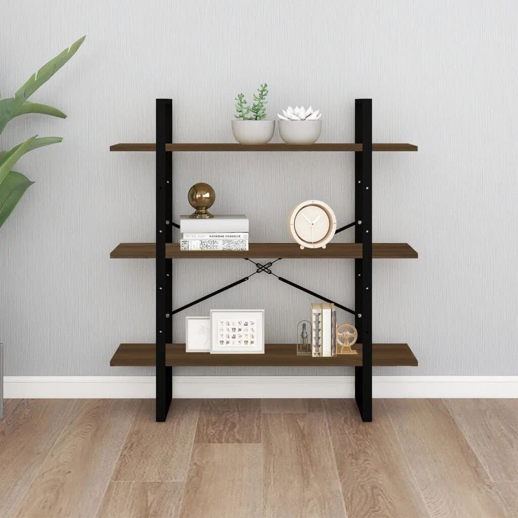 Photos - Wall Shelf Borough Wharf Arizona Bookcase brown 105.0 H x 100.0 W x 30.0 D cm