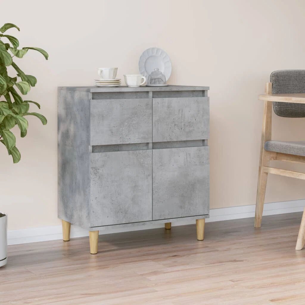 Photos - Storage Сabinet 17 Stories Lachrisa 35 Cm Wide 2 Drawer Sideboard gray 70.0 H x 60.0 W x 3