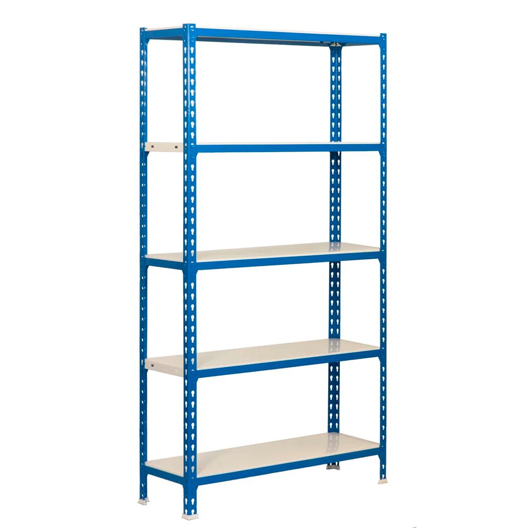 Photos - Display Cabinet / Bookcase WFX Utility 200cm 5 Shelf Shelving Unit blue/white 200.0 H x 100.0 W x 40.