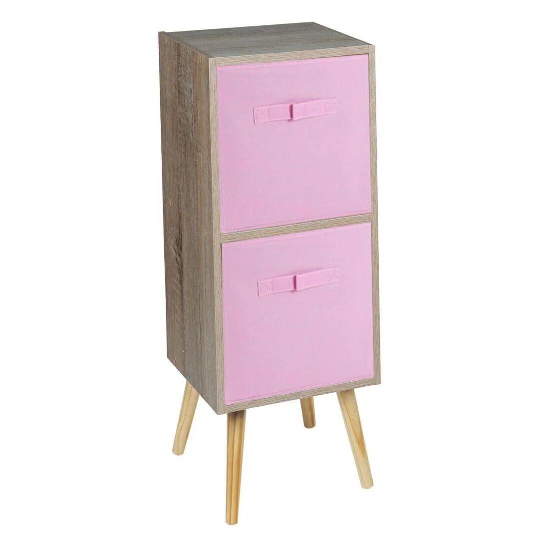 Photos - Wall Shelf 17 Stories Bookcase pink/brown