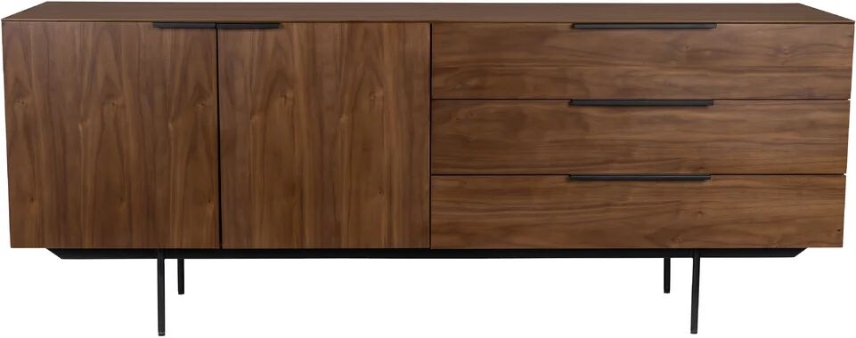 Photos - Storage Сabinet Zuiver 180 Cm Wide 3 Drawer Sideboard brown 70.5 H x 180.0 W x 45.0 D cm 