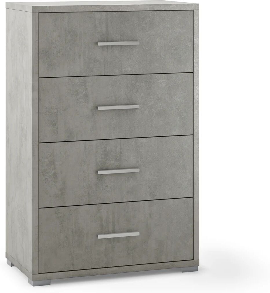 Photos - Dresser / Chests of Drawers Ebern Designs Elies Drawer Chest gray 110.0 H x 71.0 W x 41.0 D cm