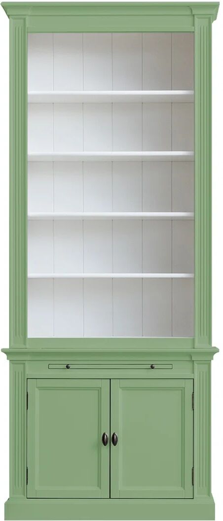 Photos - Wall Shelf Rosalind Wheeler Beven Bookcase green 240.0 H x 100.0 W x 40.0 D cm