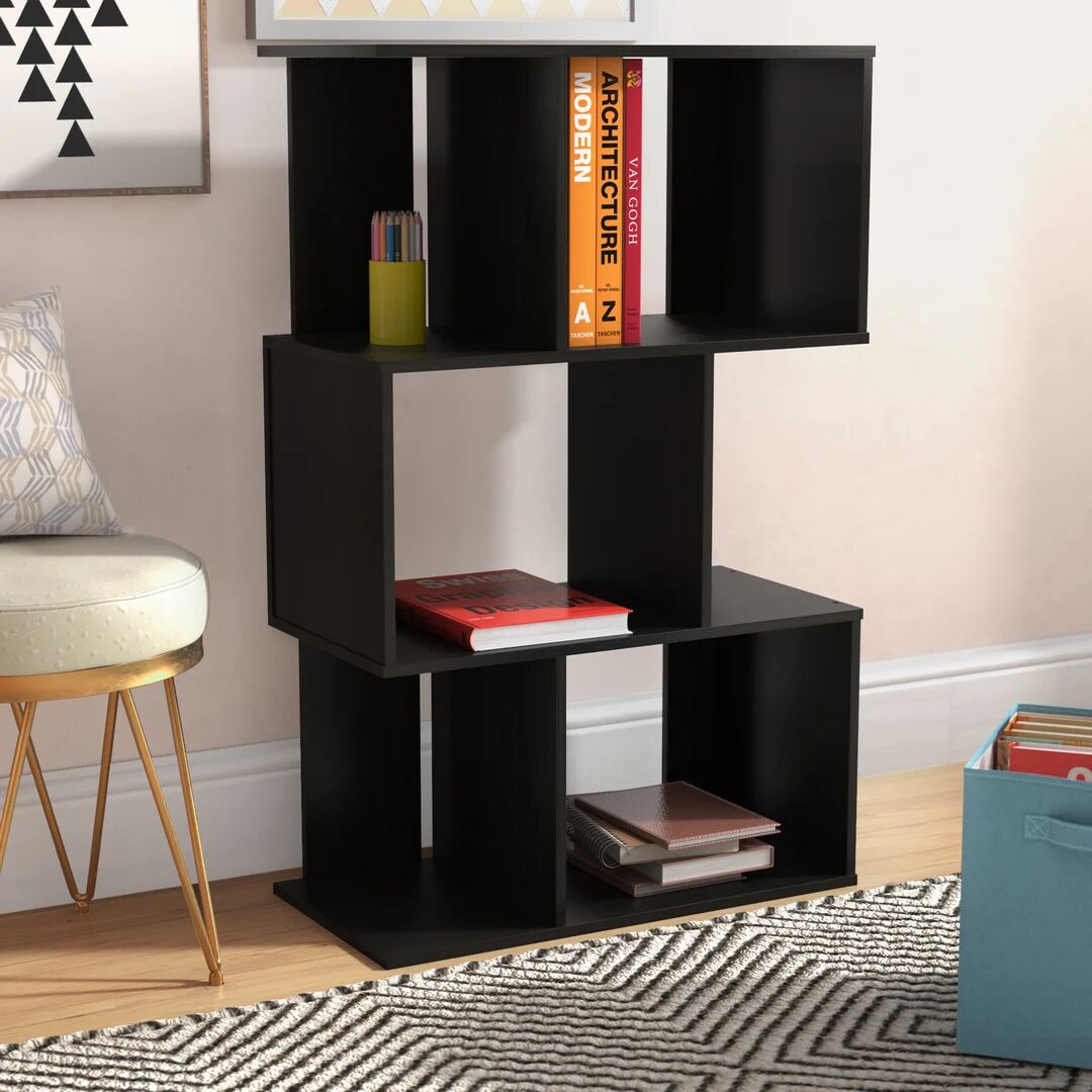 Photos - Wall Shelf Ebern Designs Artiaga Bookcase brown 95.0 H x 60.0 W x 30.0 D cm