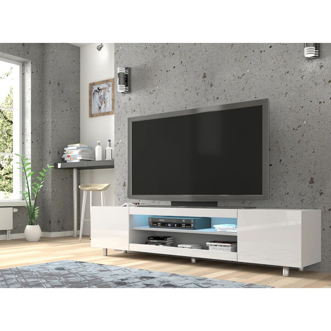 Photos - Mount/Stand Metro Bradneys TV Stand for TVs up to 78" white 45.0 H x 189.0 W x 37.0 D