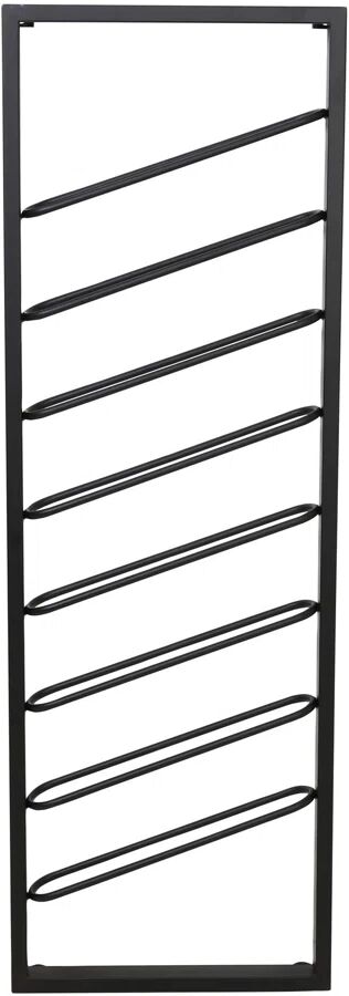 Photos - Display Cabinet / Bookcase Rio Sisler 8 Bottle Wine Rack black 120.0 H x 7.0 W x 40.0 D cm 