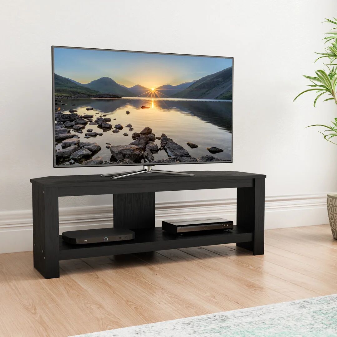 Photos - Mount/Stand Zipcode Design Alica Corner TV Stand for TVs up to 55" black 41.4 H cm