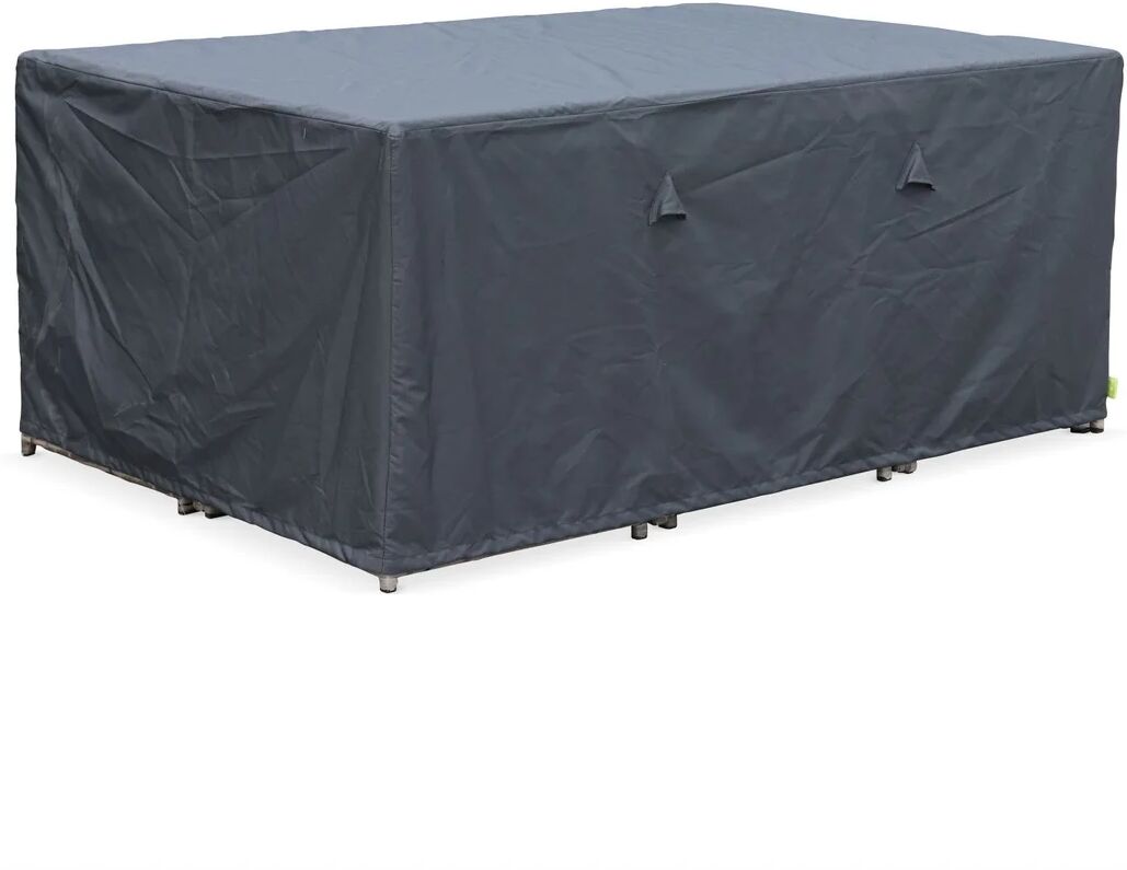 Photos - Furniture Cover Dakota Fields Patio Dining Set Cover black/gray 70.0 H x 172.0 W x 172.0 D