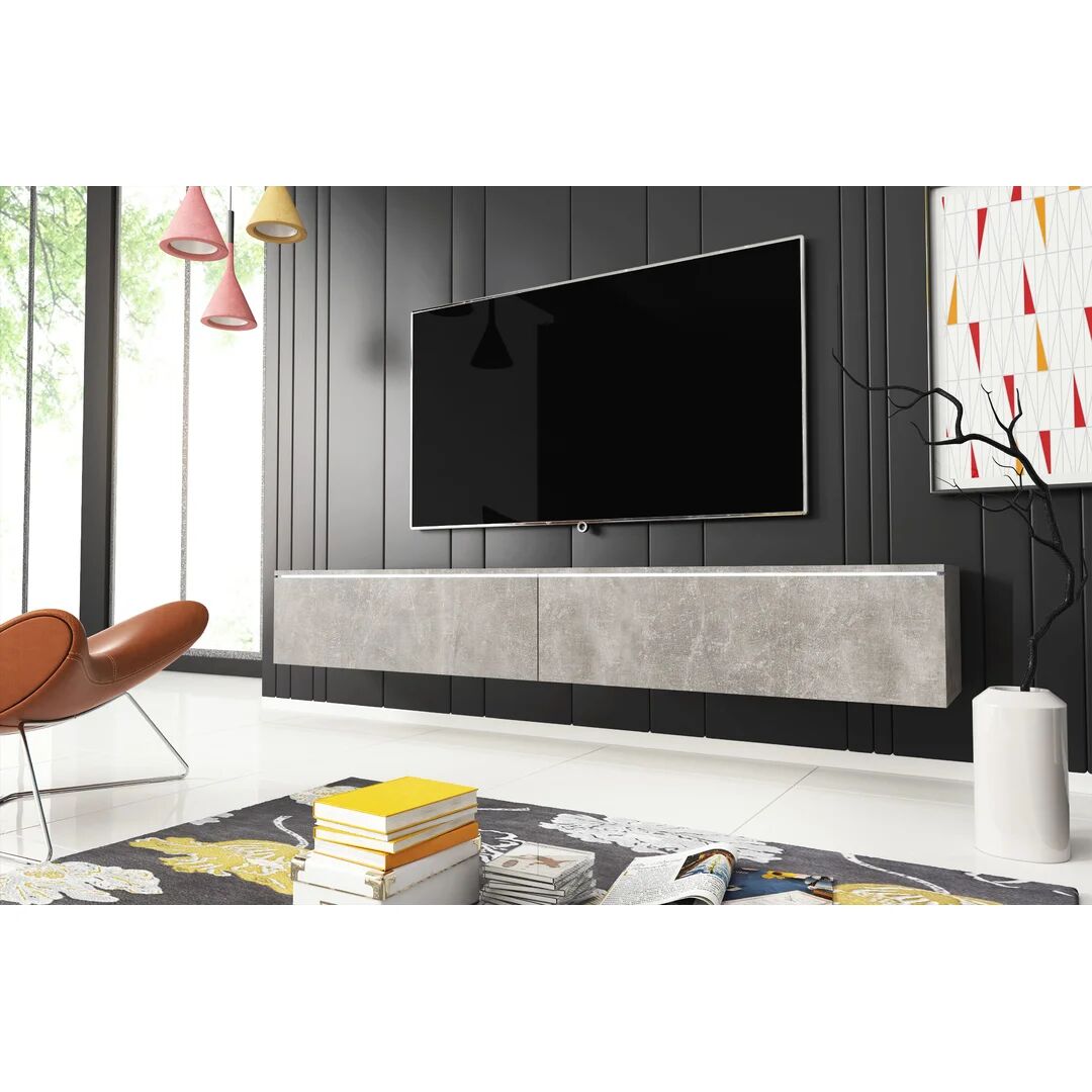 Zipcode Design Doyal Tv Stand for Tvs up to 78 " gray 30.0 H cm