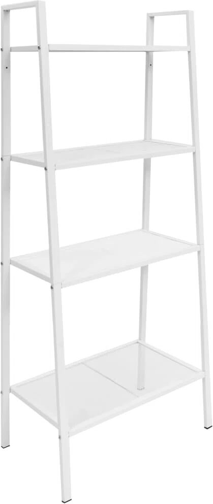 Photos - Wall Shelf Latitude Run Gunnar Ladder Bookcase white 148.0 H x 62.0 W x 35.5 D cm