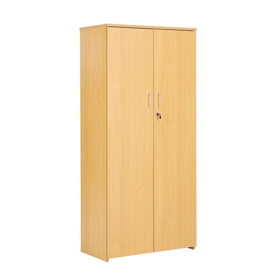 Photos - Wardrobe Ebern Designs Brody-Lee 2 -Door 4 -Shelf Storage Cabinet brown 162.0 H x 7