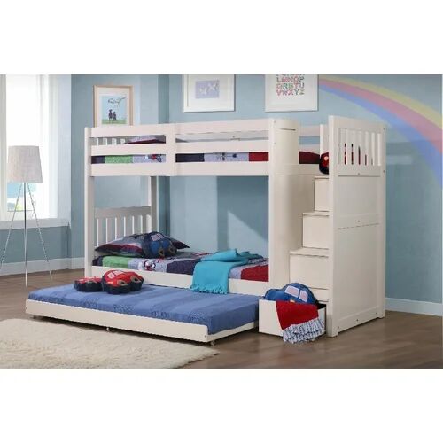 The Children's Furniture Company Neutron Single (3') Bunk Bed with Trundle and Drawers The Children's Furniture Company  - Size: 58cm H X 46cm W X 49cm D