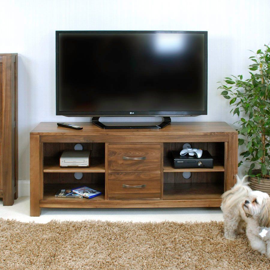 Kingston Walnut Widescreen Television Cabinet   Fully Assembled