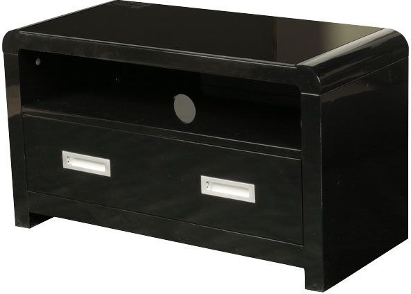 Trend Furniture Trend High Gloss Black TV Unit   Fully Assembled