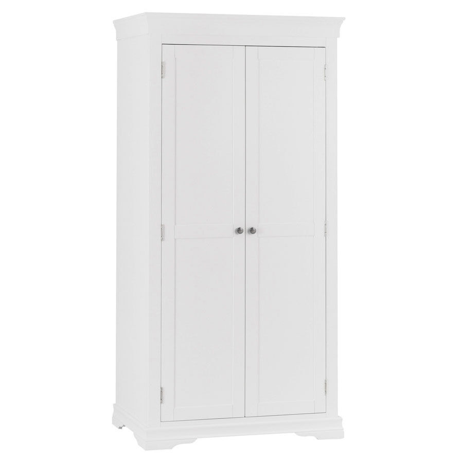 Kirkstone White 2 Door Full Hanging Wardrobe