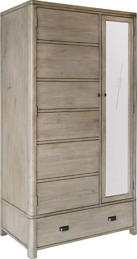 Classic Tempest Tempest Reclaimed Pine Double Wardrobe   Part Assembled