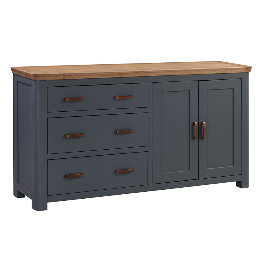 Treviso Midnight Blue Large Sideboard   Fully Assembled