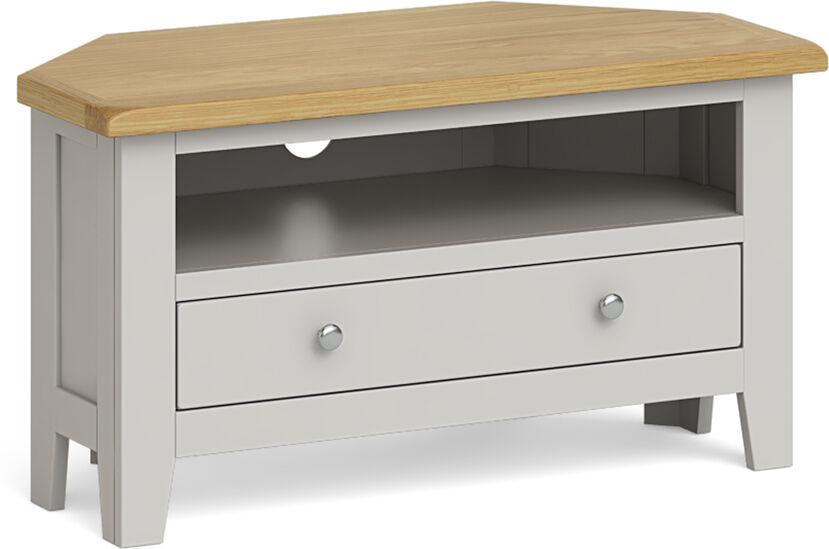 Global Home Guilford Guilford Corner TV Unit   Grey