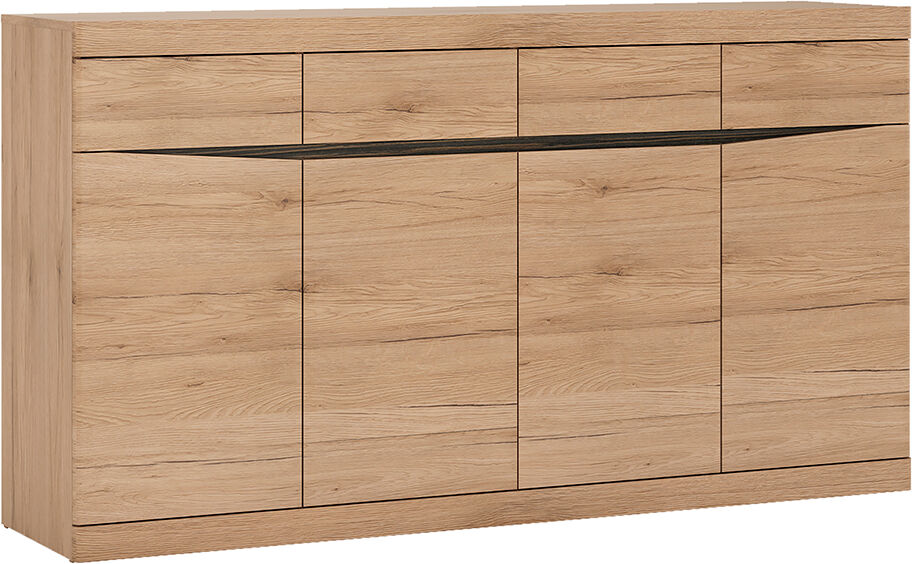 Camden Wide 4 Drawer 4 Door Sideboard   Self Assembly