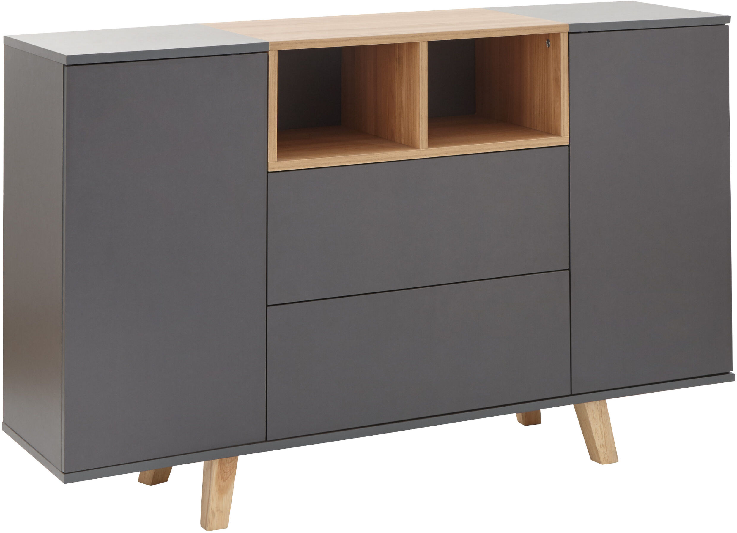 Edessa Sideboard   Grey   Self Assembly