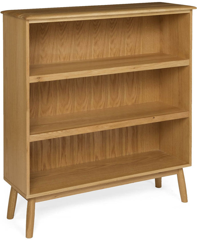 Cheshire Oak Wide Bookcase