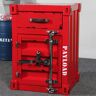 Homary Ctainer Industrial Loft Red Nightstand Retro Bedside Storage Cabinet with Door & Drawer