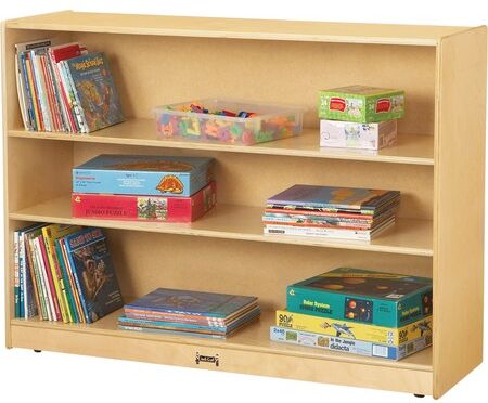 Jonti-Craft 3-Shelf Light-duty Storage Bookcase