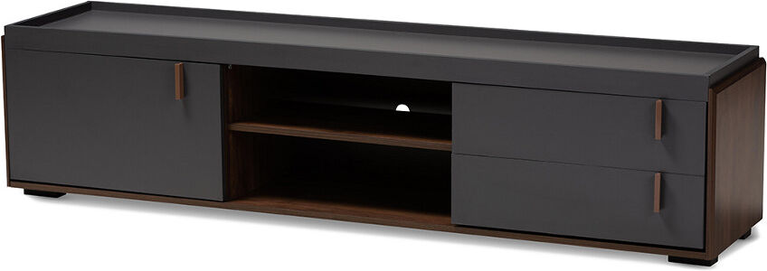 Design Studios Rikke Wood 2-Drawer TV Stand NoColor NoSize