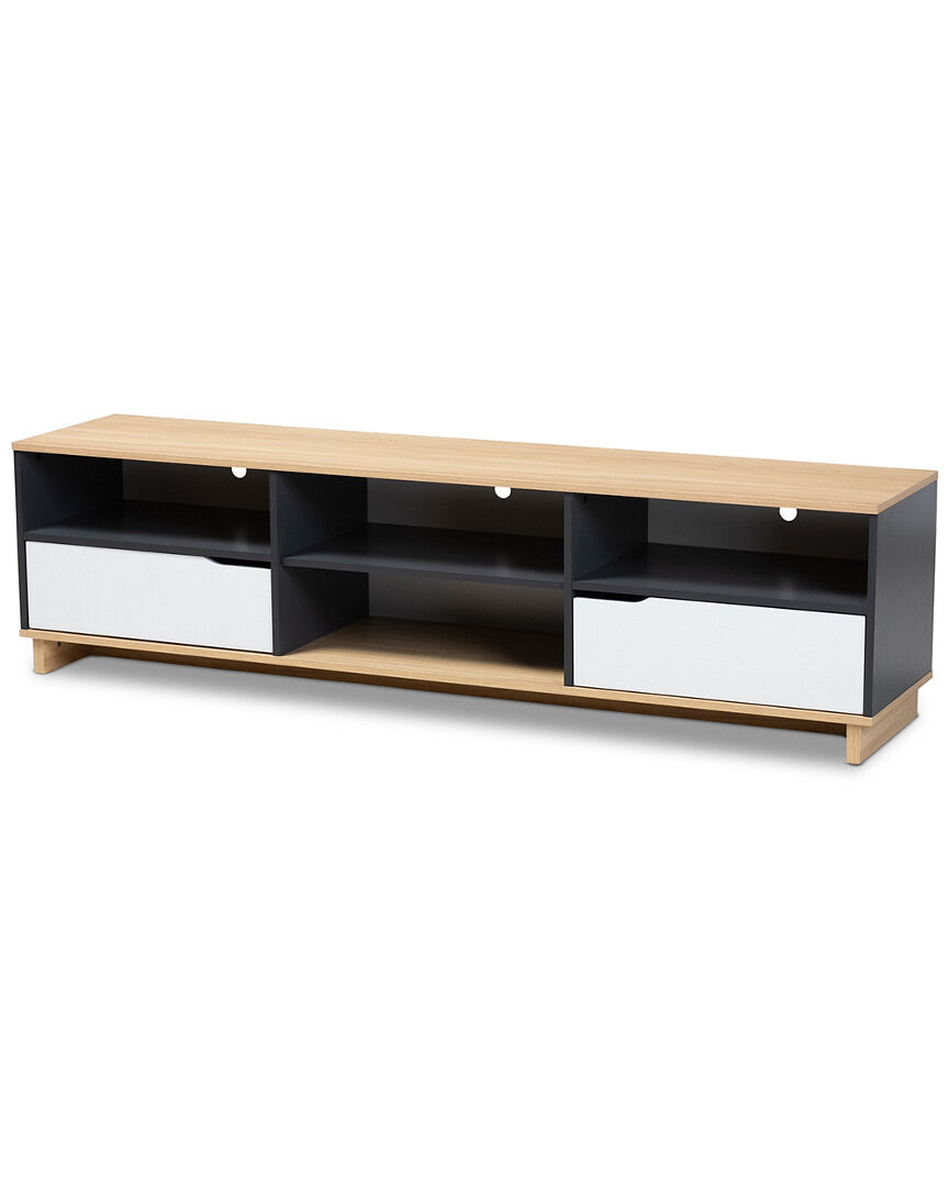 Baxton Studio Reed 2-Drawer TV Stand NoColor NoSize